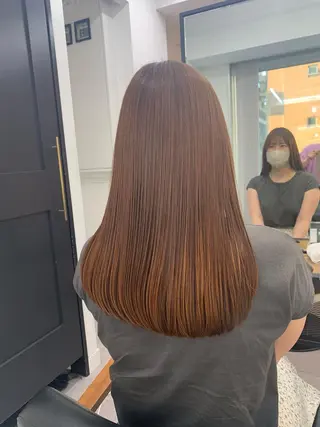 ロング カラー パーマ ヘアアレンジ メンズ キッズ ネイル マツエク・マツパ アイブロウ 似合せレイヤー/ 柔らか透明感カラーのヘアスタイル