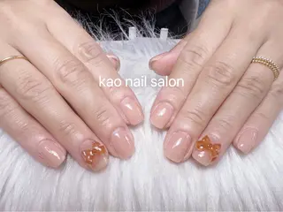 ネイル kao nail マグネット/長さだしのネイルデザイン
