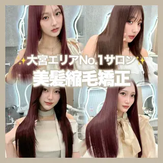ロング GLROW 大宮のヘアスタイル