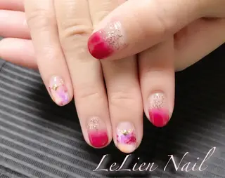 ネイル モチの良さ◉ フィルインネイル♡のネイルデザイン