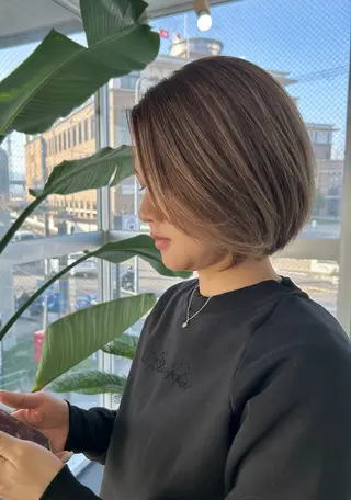 ショート 桝田 友美のヘアスタイル