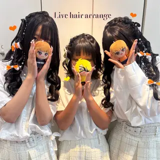 ロング 横浜シールエクステ 韓国エクステみさきのヘアスタイル