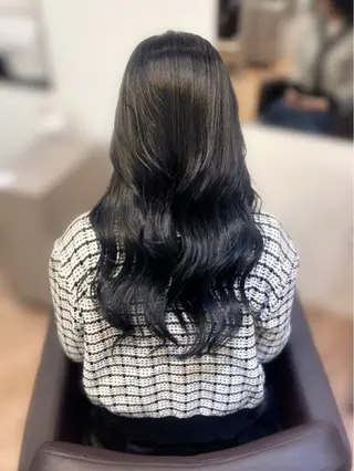 セミロング カラー The Ect Q'n🍑MOMOのヘアスタイル