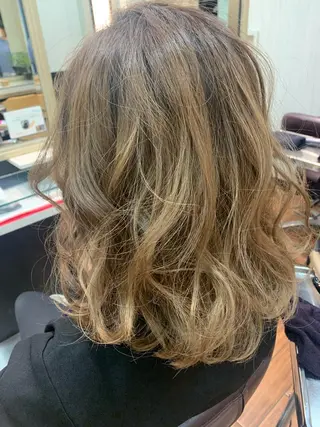 ミディアム ヘアアレンジ 河野 優希のヘアスタイル