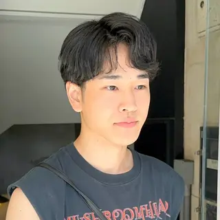 メンズ カット スパのヘアスタイル