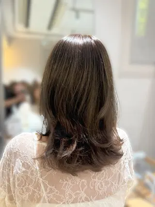 セミロング カラー 暖色/透明感カラー 🌷荘司まゆり🌷のヘアスタイル