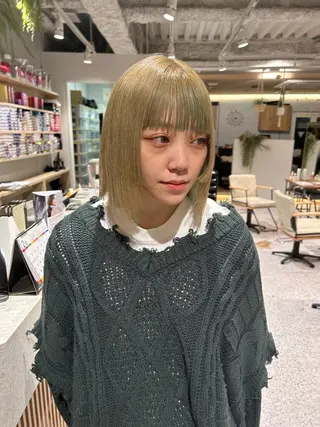 ミディアム hair&eye🎀 /momoKaのヘアスタイル