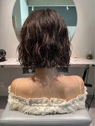 パーマ 🌸SAORI ショート/カラー🌸のヘアスタイル