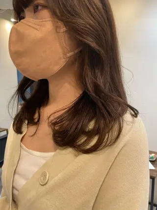 ミディアム カラー minami ♡のヘアスタイル
