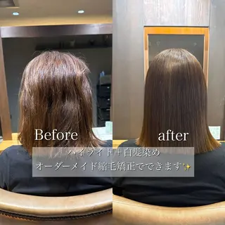 セミロング 似合わせ松本 容政のヘアスタイル