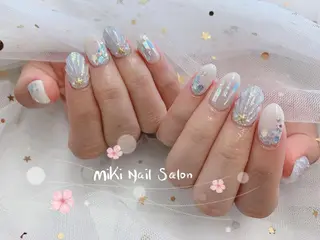 ネイル MiKi Nai池袋 長さだし得意のネイルデザイン