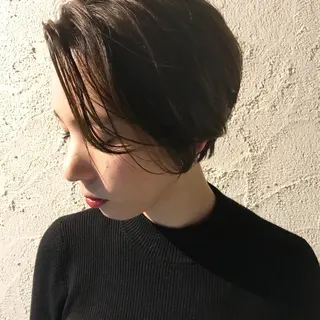 ショート カラー 艶髪育成サロン 京橋　shinのヘアスタイル