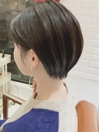 ショート カラー 大人女性ショート専門 tomodaのヘアスタイル