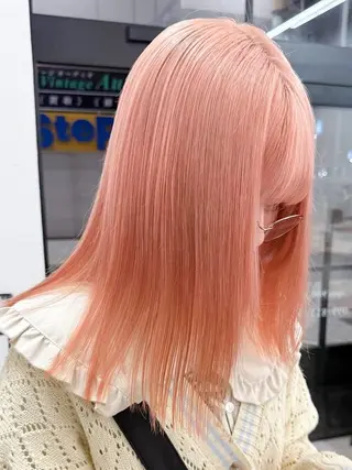 ミディアム ブリーチ透明感カラー 🍀mizuki🍀のヘアスタイル