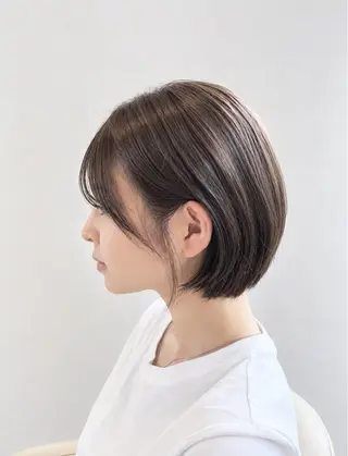 ショート カラー 艶髪カラー/髪質改善 細貝 舞利のヘアスタイル