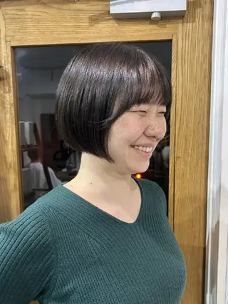 ショート ボブ人気No,1✨ TAME副店長のヘアスタイル