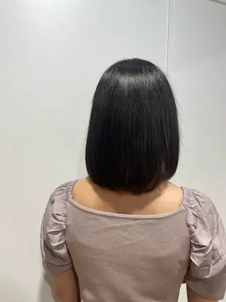 ミディアム カットモデル/安城 美容院/大庭夏音のヘアスタイル