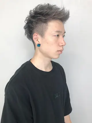 ショート カラー メンズ 山下 亮輔のヘアスタイル