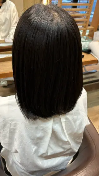 ミディアム ゆうこ🍀髪質改善/ ストレート/艶カラーのヘアスタイル