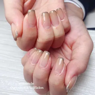 ミディアム ネイル 🐾enen style 🐾のネイルデザイン