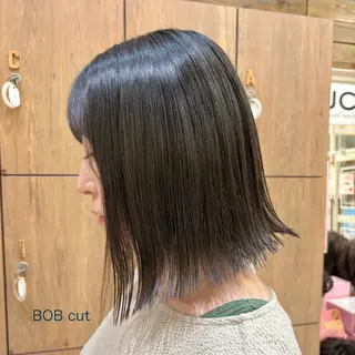 セミロング カラー ボブ/暖色カラー /アカネ🥨のヘアスタイル