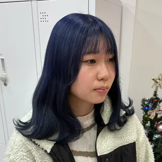 ミディアム カラー 艶カラー⏳ブリーチ Natsukiのヘアスタイル