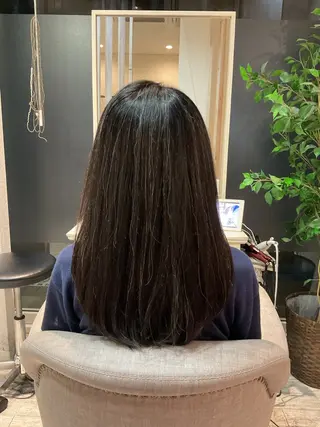 ロング period. ほりはるかのヘアスタイル