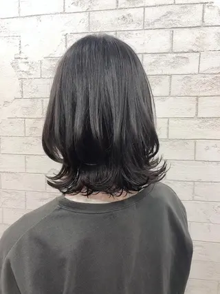 ミディアム カラー ️韓国ヘア/レイヤー カット❤️Yūkaのヘアスタイル