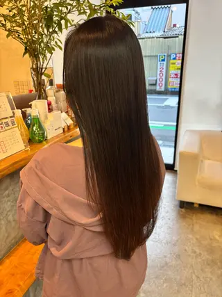 ロング 透明感カラー🫧 高田李胡のヘアスタイル