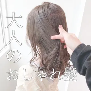 ミディアム カラー パーマ ヘアアレンジ メンズ キッズ ネイル マツエク・マツパ 当日予約⭕️ JUNYAのヘアスタイル