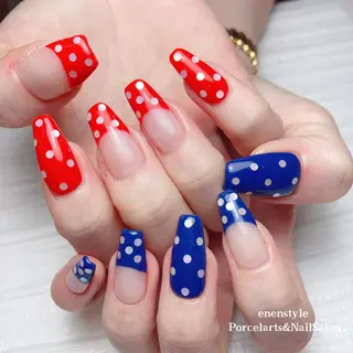 ミディアム ネイル 🐾enen style 🐾のネイルデザイン