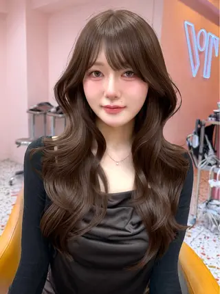 ロング カラー miuru/韓国ヘア /レイヤーカットのヘアスタイル
