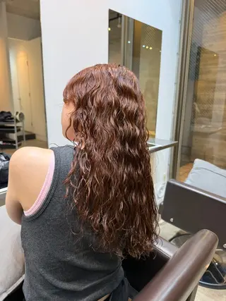 ロング 【表参道】似合わせ パーマ/神野　楓のヘアスタイル