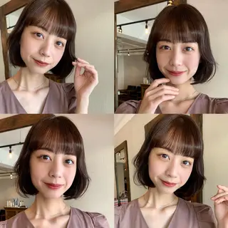 ショート カラー 透明感カラー✂︎ /縮毛矯正/YUKAのヘアスタイル