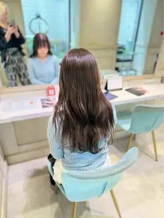 カラー 透明感ツヤカラー/ ゆうな💙のヘアスタイル