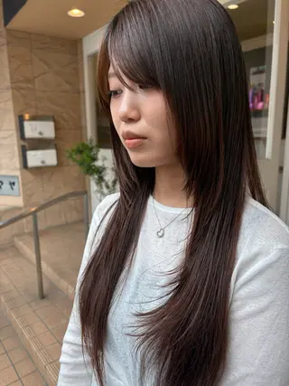 ロング 田村優 能見台のヘアスタイル