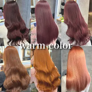 ロング カラー パーマ ヘアアレンジ 透明感ブリーチカラー 🌈TOMOHIROのヘアスタイル