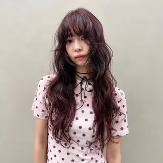 カラー KAHOE🍒 縮毛矯正/艶カラーのヘアスタイル