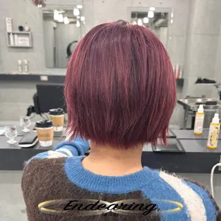 カラー Endearing 銀座/レイヤーカットのヘアスタイル