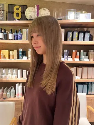 セミロング Befine🫧岡田 万侑のヘアスタイル
