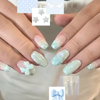 ネイル nailist mana𖤐´-のネイルデザイン