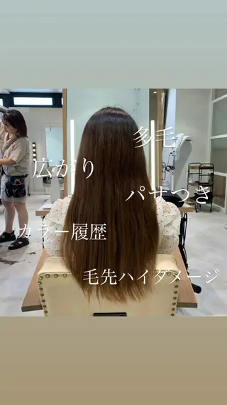 ロング フェザー/ニュアンス パーマ/ryutoのヘアスタイル