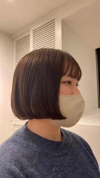 カラー she. ハルカのヘアスタイル