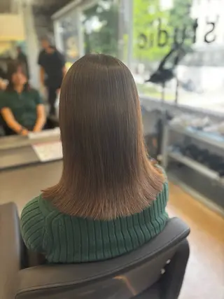 セミロング 🤍チサト/仙台/ パーマ🪽‪🤍のヘアスタイル