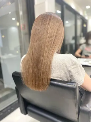 ロング カラー レイヤーカット 赤み消し　店長/大和のヘアスタイル