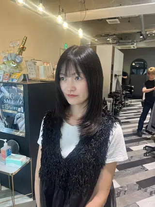 ミディアム ◎カットモデル 募集中 かりん◎のヘアスタイル