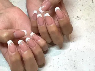 ネイル 韓国/ワンホン/長さ 出しつけ放題🎀のネイルデザイン