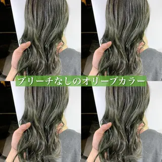 セミロング カラー navile原宿 yumaのヘアスタイル