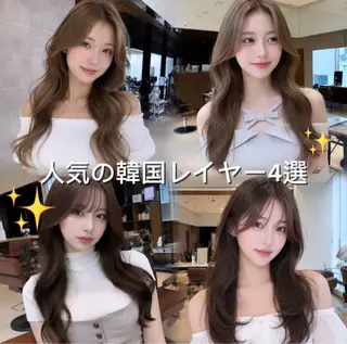 ロング カラー 🎀韓国ヘア🎀 𝓡𝓲𝓷𝓱𝓪のヘアスタイル