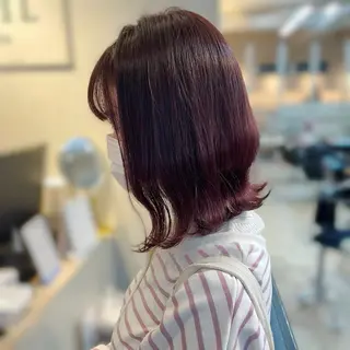 ショート カラー ブリーチなしカラー kana🐱のヘアスタイル